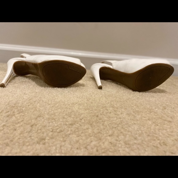 Guess white heels 6.5 - Picture 6 of 7